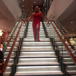 Gorgeous formal red dress